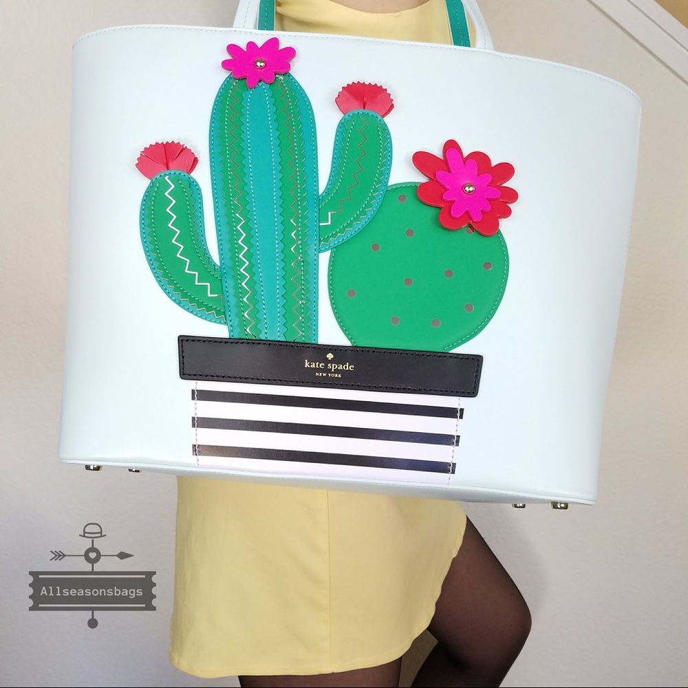 Kate spade cactus little lens new horizons tote - Picture 7 of 8